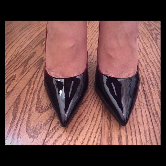 Red/black Ombré Heels 3.5" - Picture 1 of 4